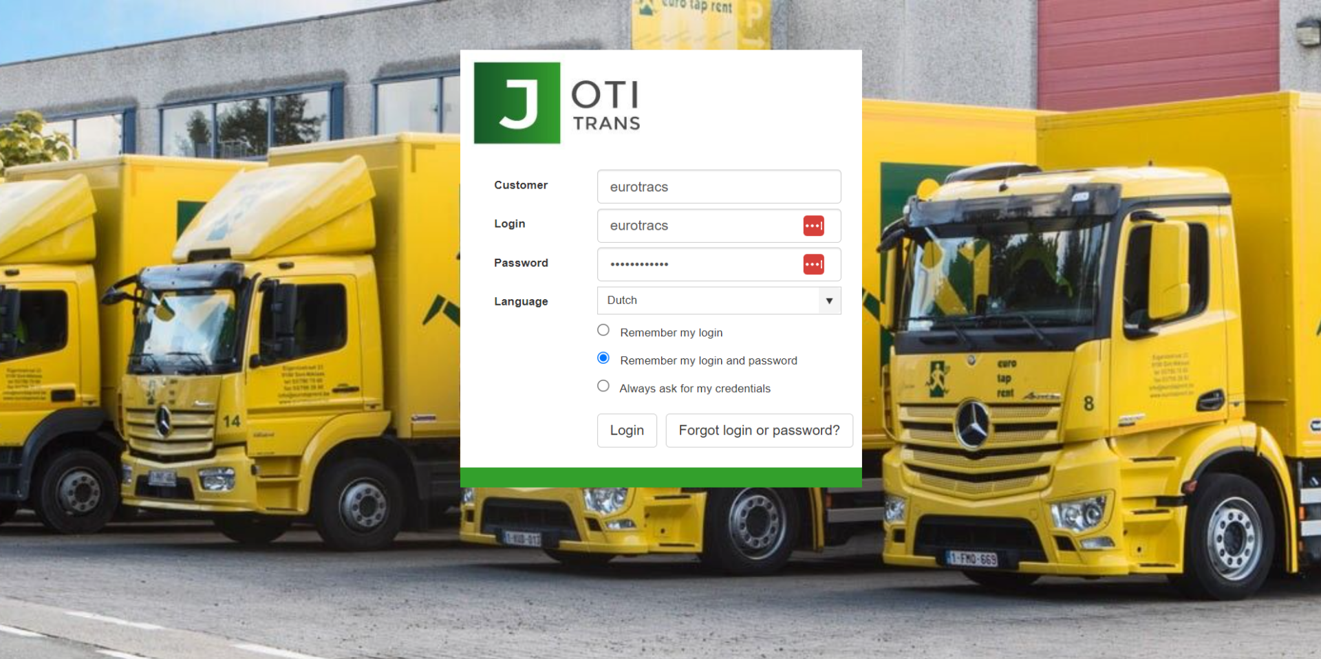 Joti Trans:, de flexibele partner voor transport, distributie en logistiek  automatiseert samen met EuroTracs